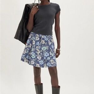 NWOT Rare Free People Dahlia Printed Circle Mini Skirt